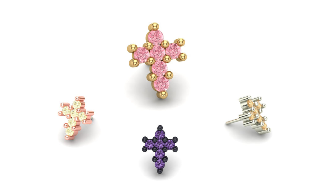 Cross Gemstone