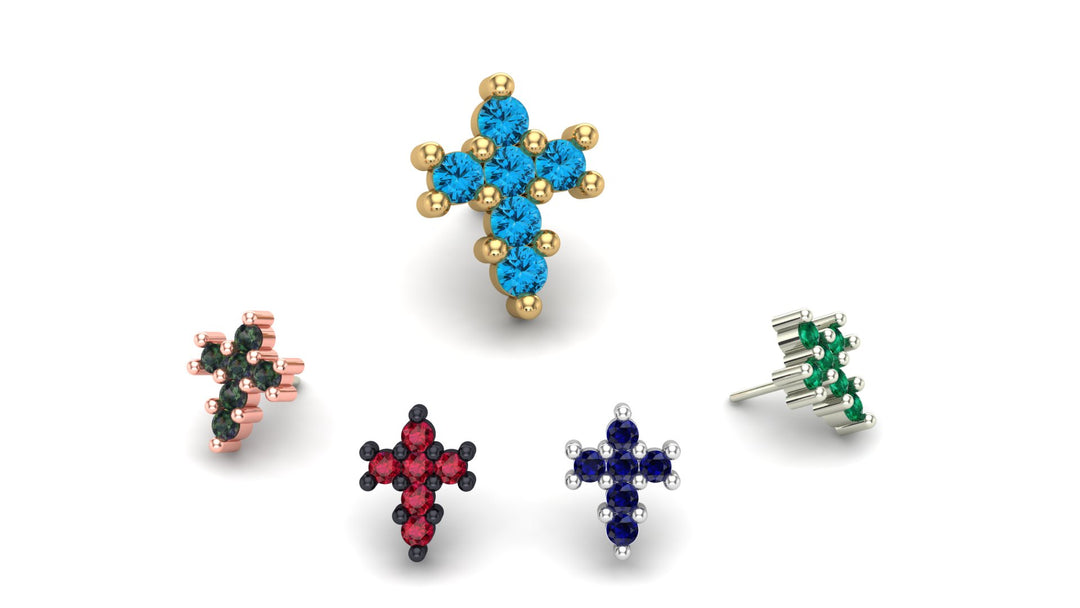 Cross Gemstone