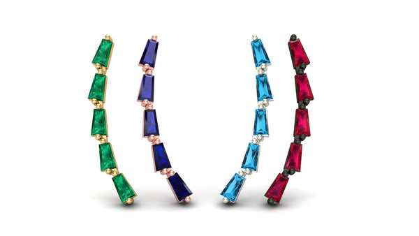 ENDS WITH GEMSTONES