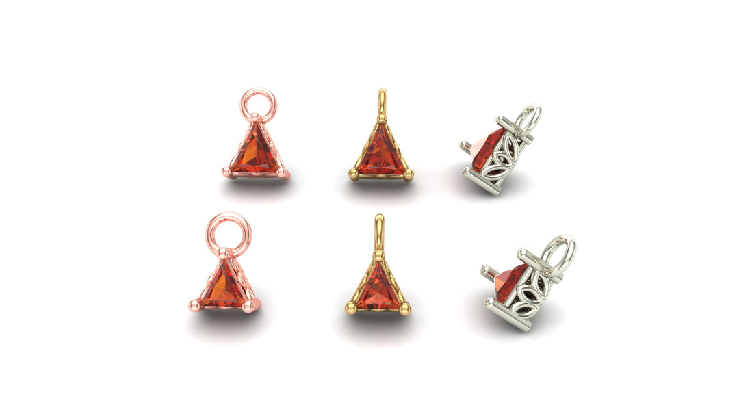 Triangle Prong Charm