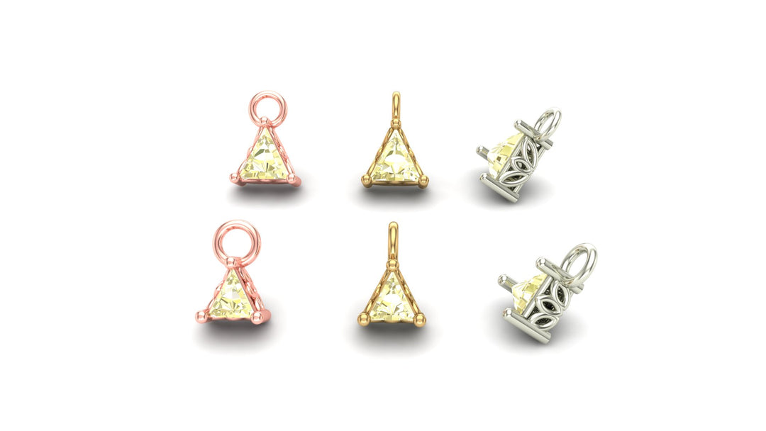 Triangle Prong Charm