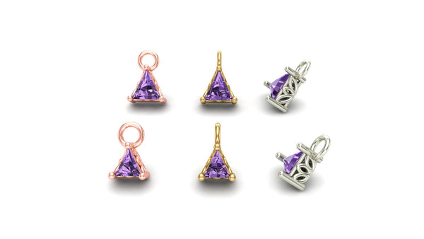 Triangle Prong Charm