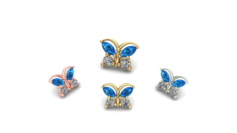 Butterfly with Gemstones