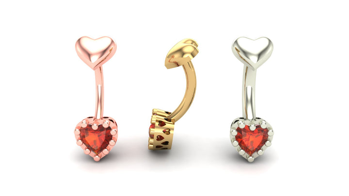 Heart Curved Barbell