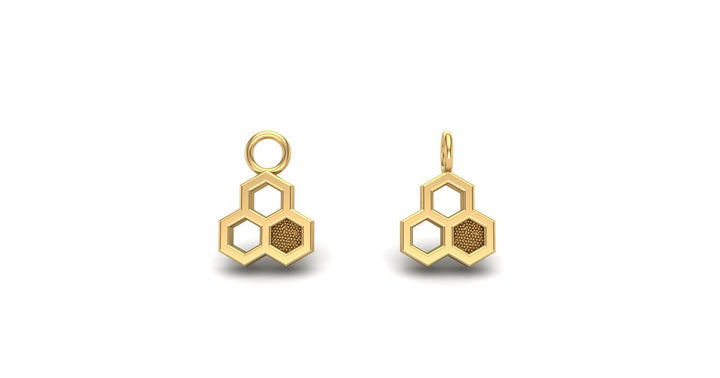 Triple Honeycomb Charm