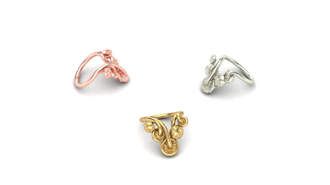 Mushroom V Ring