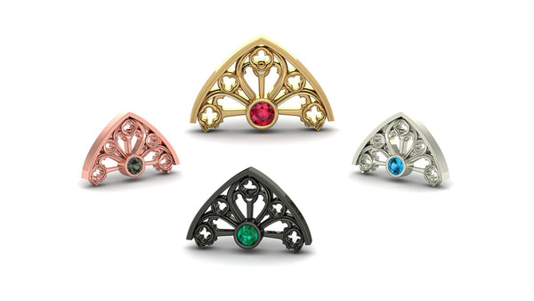 ENDS WITH GEMSTONES