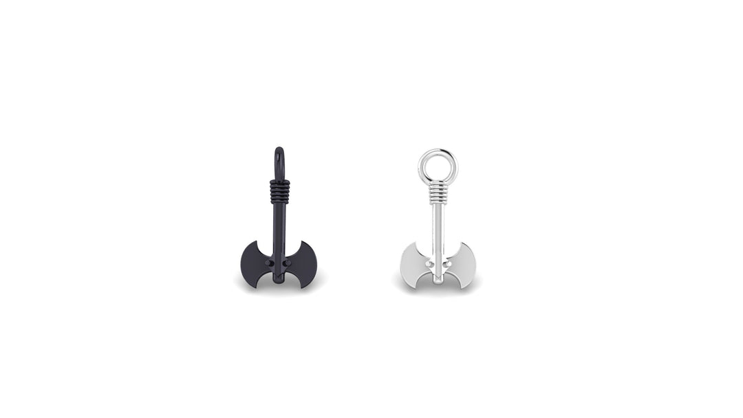 Double Headed Axe Charm