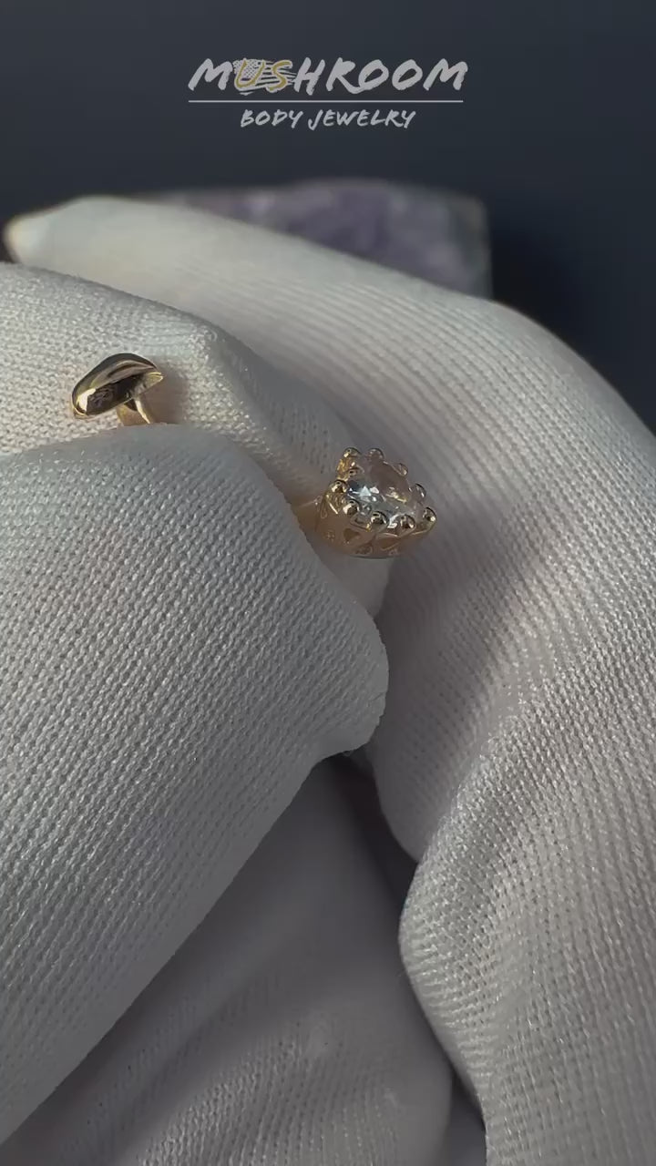 Heart Curved Barbell