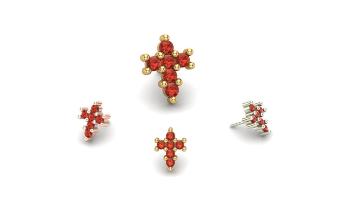 Cross Gemstone