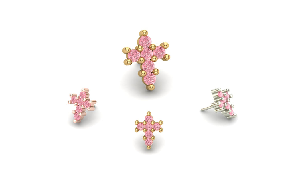 Cross Gemstone