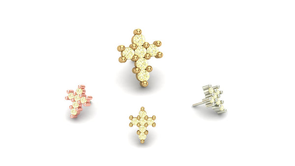 Cross Gemstone